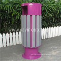 Recycled plastic outdoor waste container street garbage can outdoor trash bin